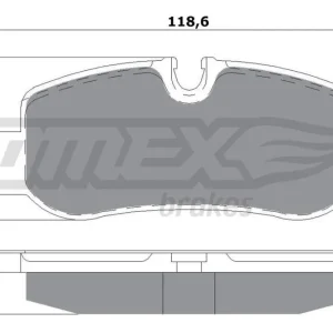 Nur Heute TOMEX Brakes TX 17-81 - Bremsbelagsatz, Scheibenbremse